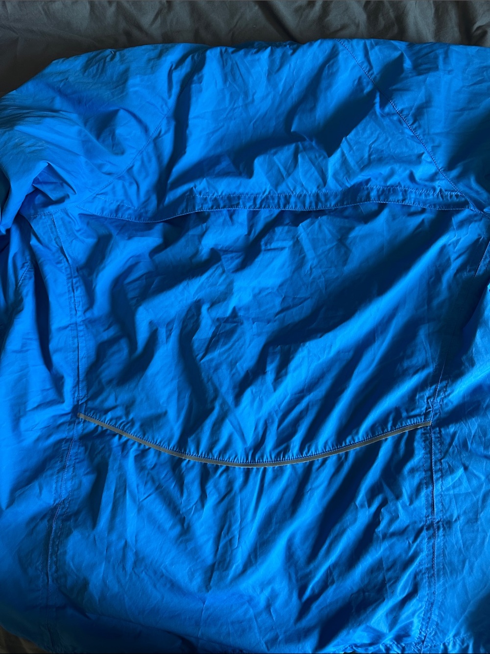 Nike Women’s Bright Blue Full-Zip Windbreaker Jacket XL - Picture 8 of 8